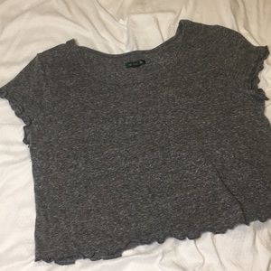 Plain grey basic tee